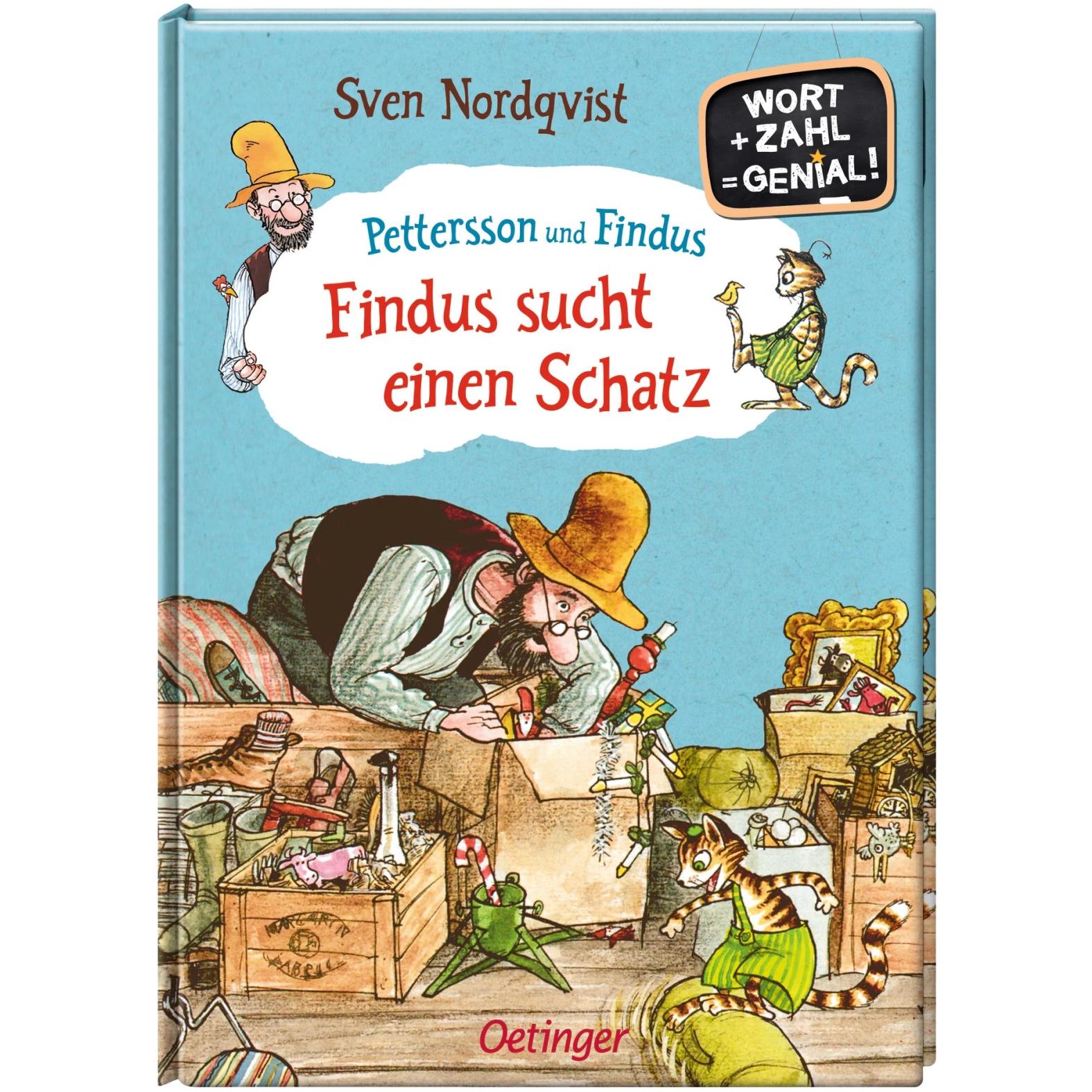 Pettersson und Findus. Findus sucht einen Schatz, Kinderbücher von Alexandra Hanneforth, Sven Nordqvist