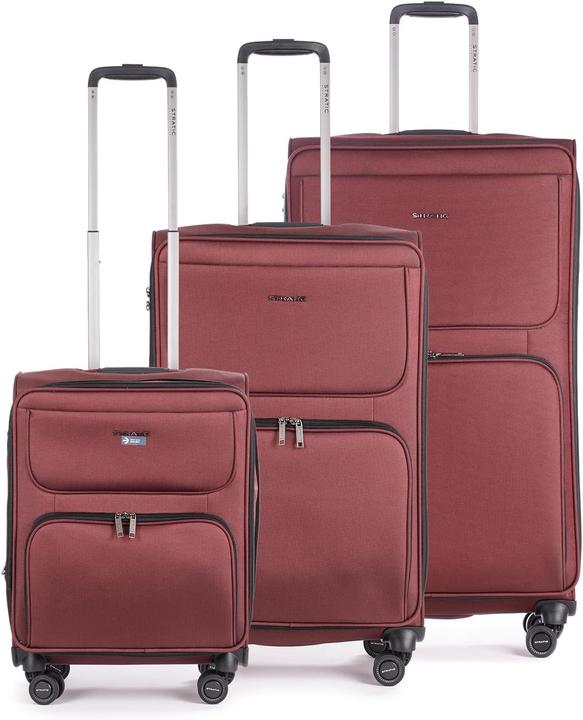 Actual product image Stratic 3-teiliges Weichschalen-Kofferset mit TSA-Schloss