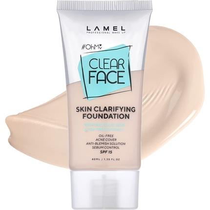 Produktbild MyScreen Protector OhMy Clear Face Foundation Moisturized and Uniform Skin Light Coverage Soft Beige N.401 (Soft Beige N.401)