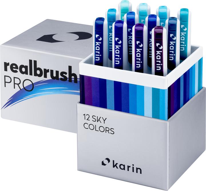 Produktbild Karin Real Brush Pen Pro 0.4mm (12x)
