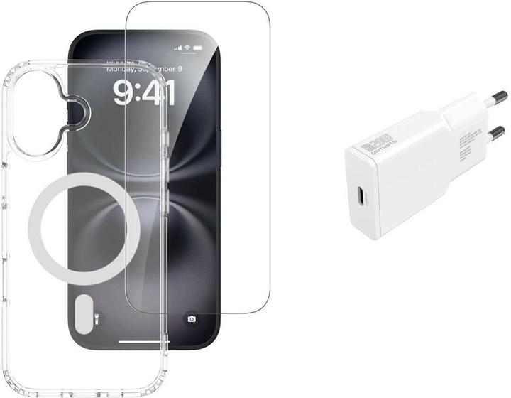 Actual product image 4smarts 3in1 Premium Starter Set für Apple iPhone 17 MagSafe-kompatibel (Apple iPhone 17)