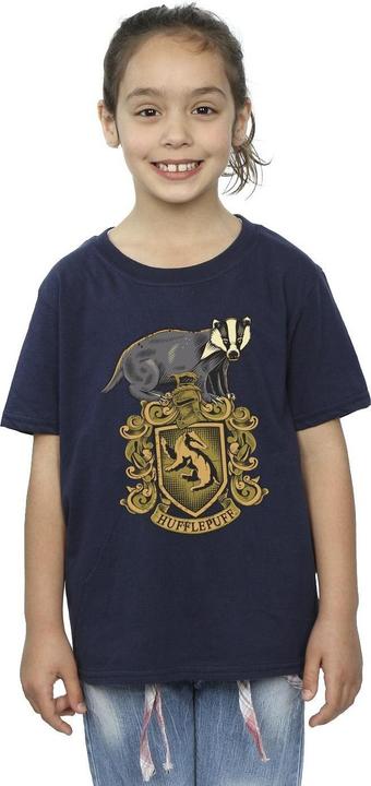 Produktbild Hufflepuff Sketch Crest TShirt Mädchen (128)