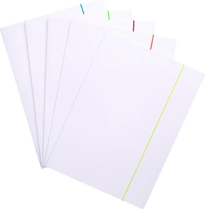 Produktbild Office Products Spannmappe, karton, a4, 300 g/m2, 3 klappen, farbig sortiert (A4)