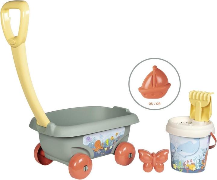 Smoby Carrello a mano Life con set di secchi