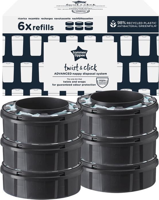 Productafbeelding Sangenic Twist & Click Nachfüllkassetten (6 x)