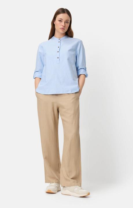 Immagine prodotto Camel Active Gestreifte Bluse mit krempelbaren Ärmeln (S)