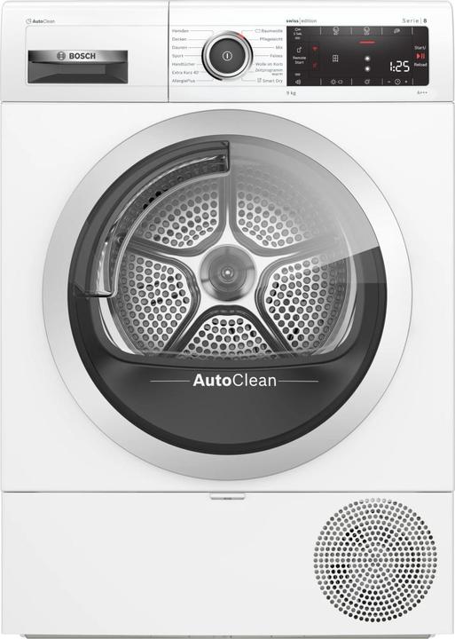 Produktbild Bosch Hausgeräte Serie8 WTXH7M50CH (9 kg, Rechts, CH-Stecker)