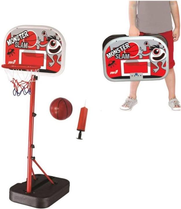 Actual product image Power Play Basketball Kurv 'Monster Slam' 138-166 cm på stander