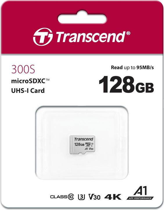 Actual product image Transcend USD300S (128 GB, microSDXC, U3, UHS-I, UHS-II)