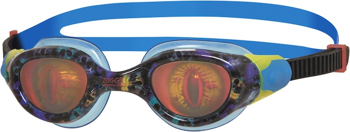 Actual product image Zoggs Sea Demon holographic design swimming goggles (128, 140, 152, 164)