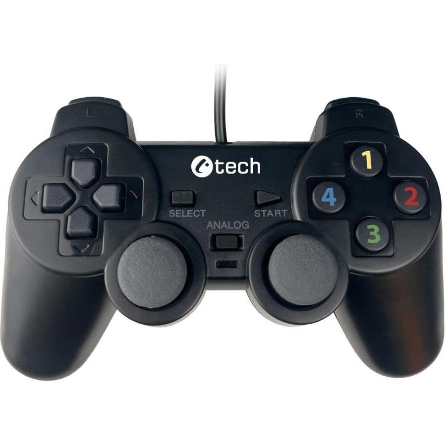 C-Tech gamepad Callon pro PC/PS3, 2x analogico, X-input, vibrační, cavo da 1,8 m, USB (PC, PS3), Controller gaming