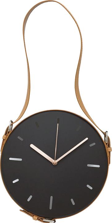 Platinet horloge murale.cuir suspendu (30 cm)