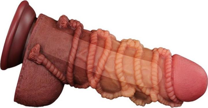 Image du produit Lovetoy Gode extrême avec motif de corde 24 cm