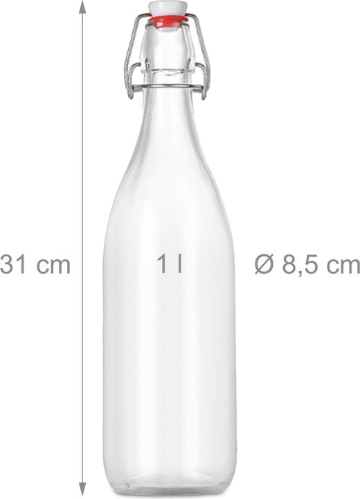 Image du produit Relaxdays 6 flacons (6 pcs, 1 l)