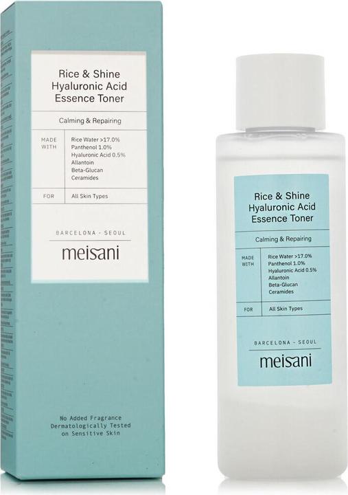 Image du produit Meisani Rice and shine hyaluronic acid essence toner (Tonique visage, 150 ml)