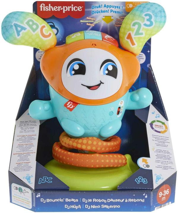 Produktbild Fisher-Price DJ Hüpfi (Deutsch, Englisch, Französisch, Italienisch, Niederländisch)