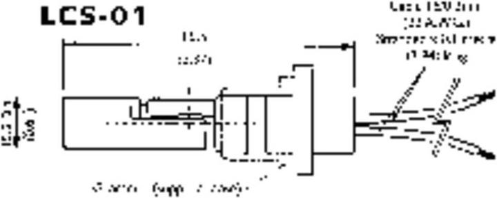 Actual product image TE Connectivity Compact tilt float switch for side mounting