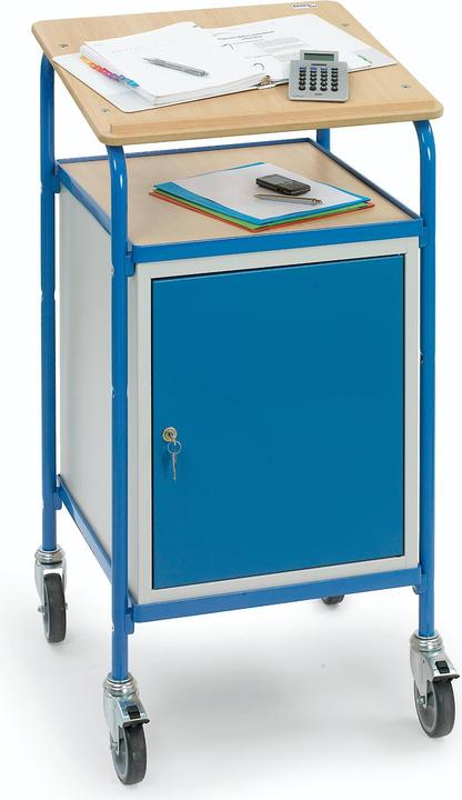 Actual product image Fetra Rolling desk (60 x 60 x 119.50 cm)