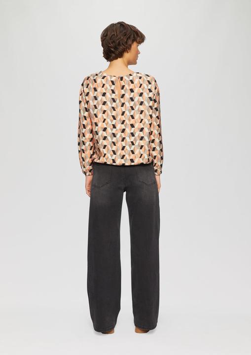Produktbild S.Oliver Bluse Viskosemix-Bluse in O-Shape (46)