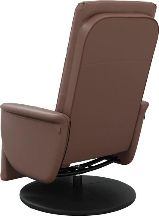 Produktbild VidaXL Massagesessel mit Fussteil Braun Kunstleder,Farbe