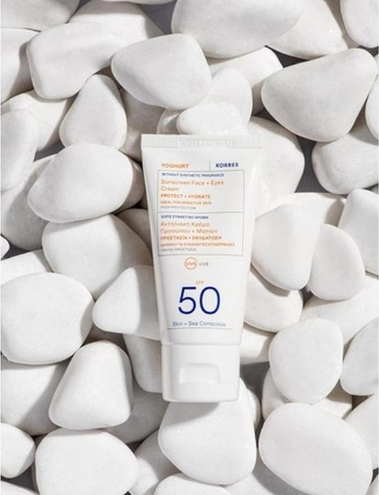 Actual product image Korres Yoghurt Sunscreen Face Cream SPF 50 (Suntan cream, SPF 50, 50 ml)