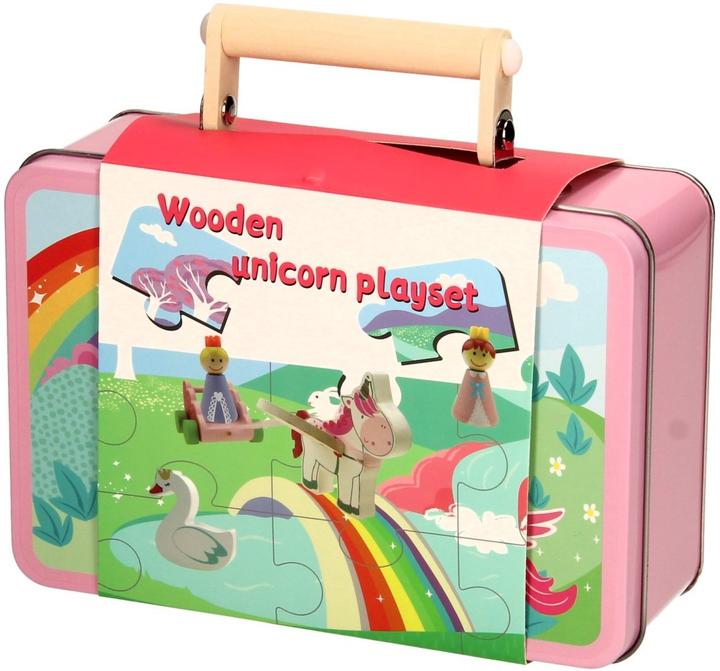Unicorn playset in storage box