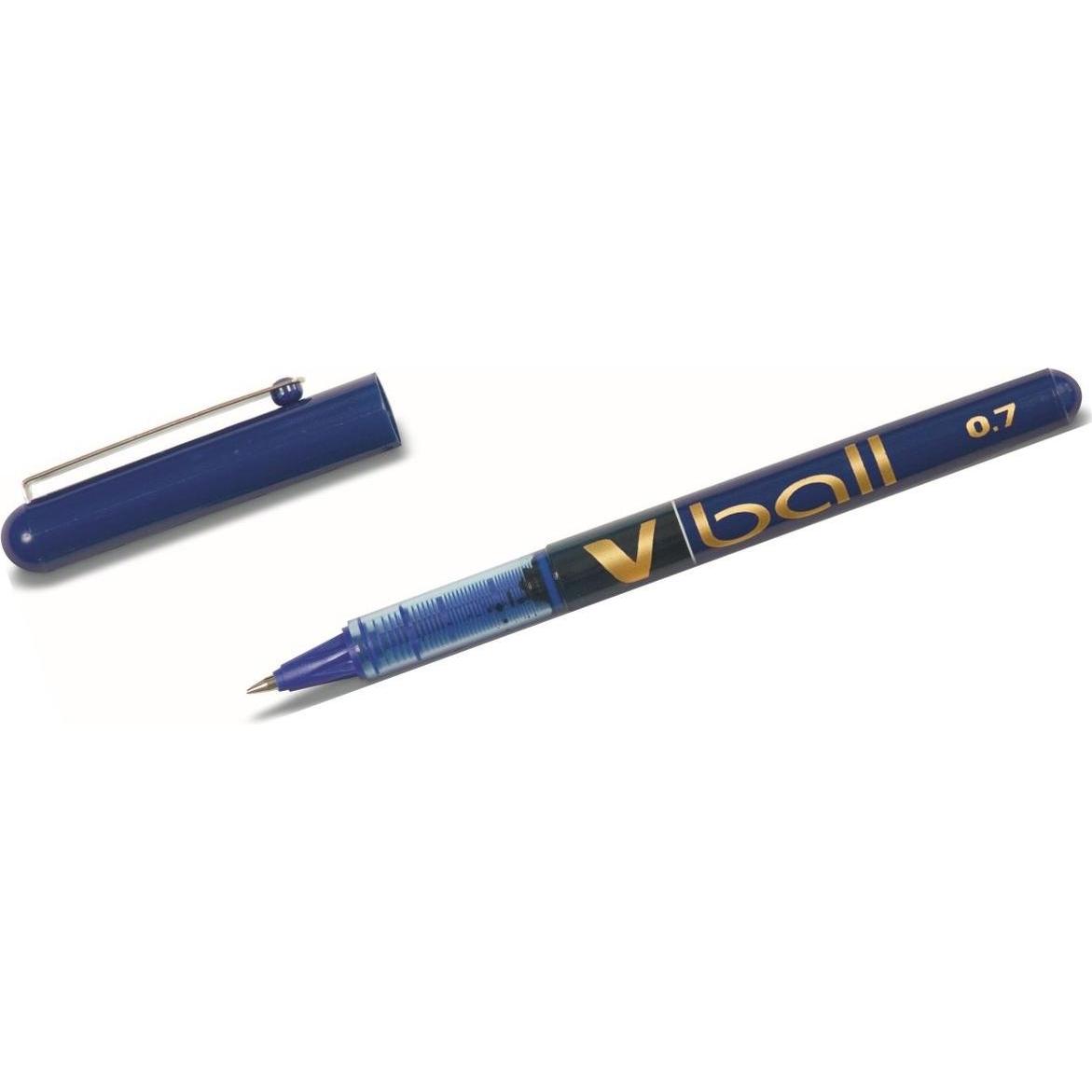 Pilot, Schreibstifte, Tintenroller V Ball VB7, blau (Blau, 1 x)