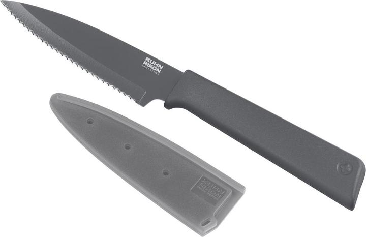 Produktbild Kuhn Rikon COLORI®+ Rüstmesser gezackt grau (9.40 cm)