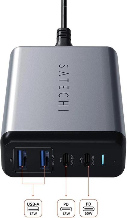 Actual product image Satechi travel charger (75 W)