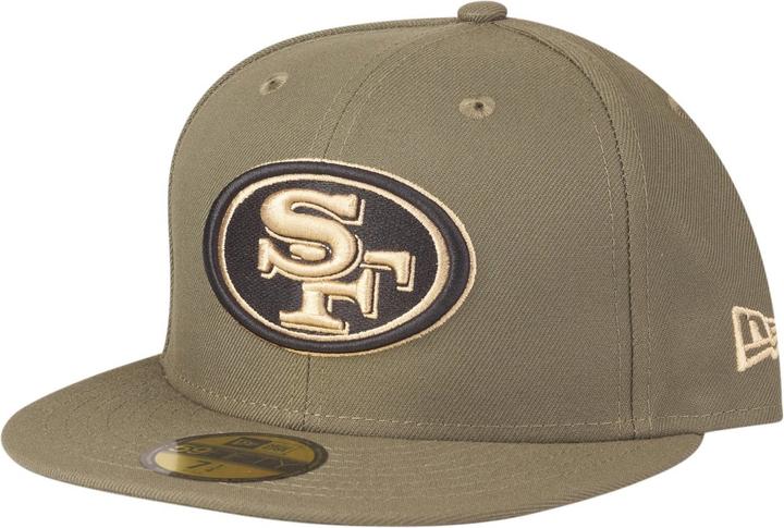 Produktbild New Era 59Fifty Fitted Cap San Francisco 49ers oliv - 7 7/8 (7 7/8)