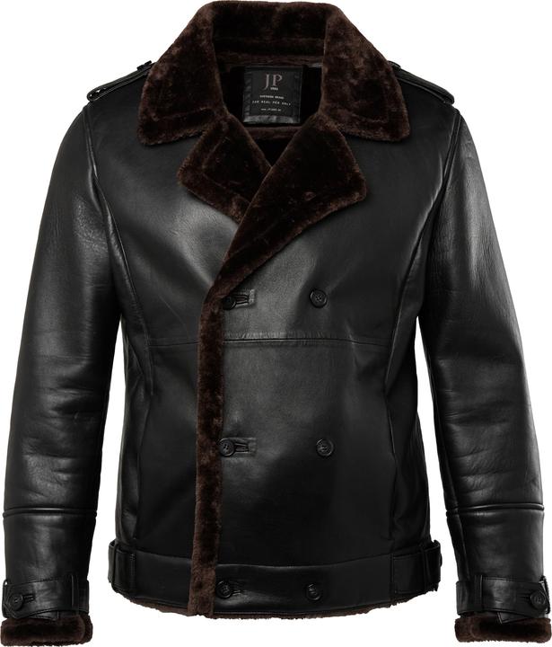 Immagine prodotto JP1880 Giacca doppiopetto in nappa d'agnello con fodera di pelliccia sintetica, fino alla tg. 7XL (3XL)