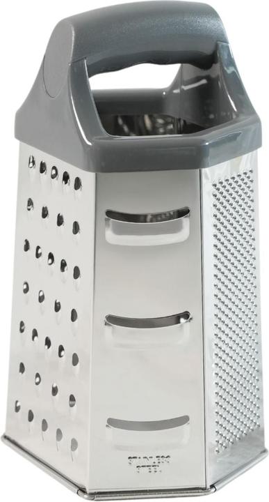 Produktbild B-Home XL Edelstahl-Küchenreibe Standreibe Sechskantreibe Gemüsereibe Handreibe