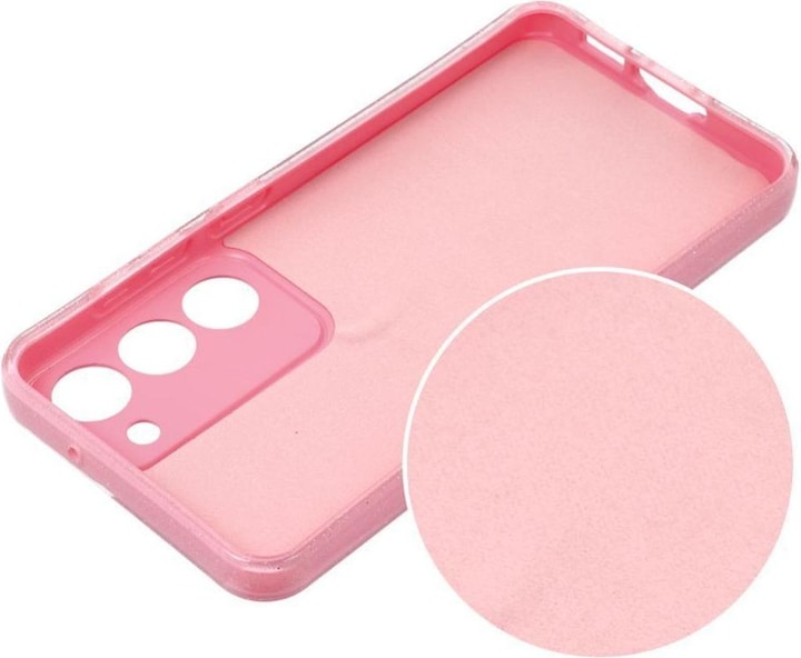 Produktbild OEM Back panel cover CLEAR CASE 2 mm BLINK for SAMSUNG A25 5G pink (Samsung Galaxy A25 5G)