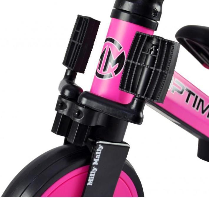 Actual product image Mally Bally bike - tricycle Milly Bicycle 3in1 Optimus Pink (7.68")