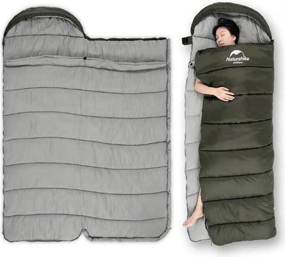 Produktbild Naturehike U series sleeping bag U250 1500g - brown (220 cm)