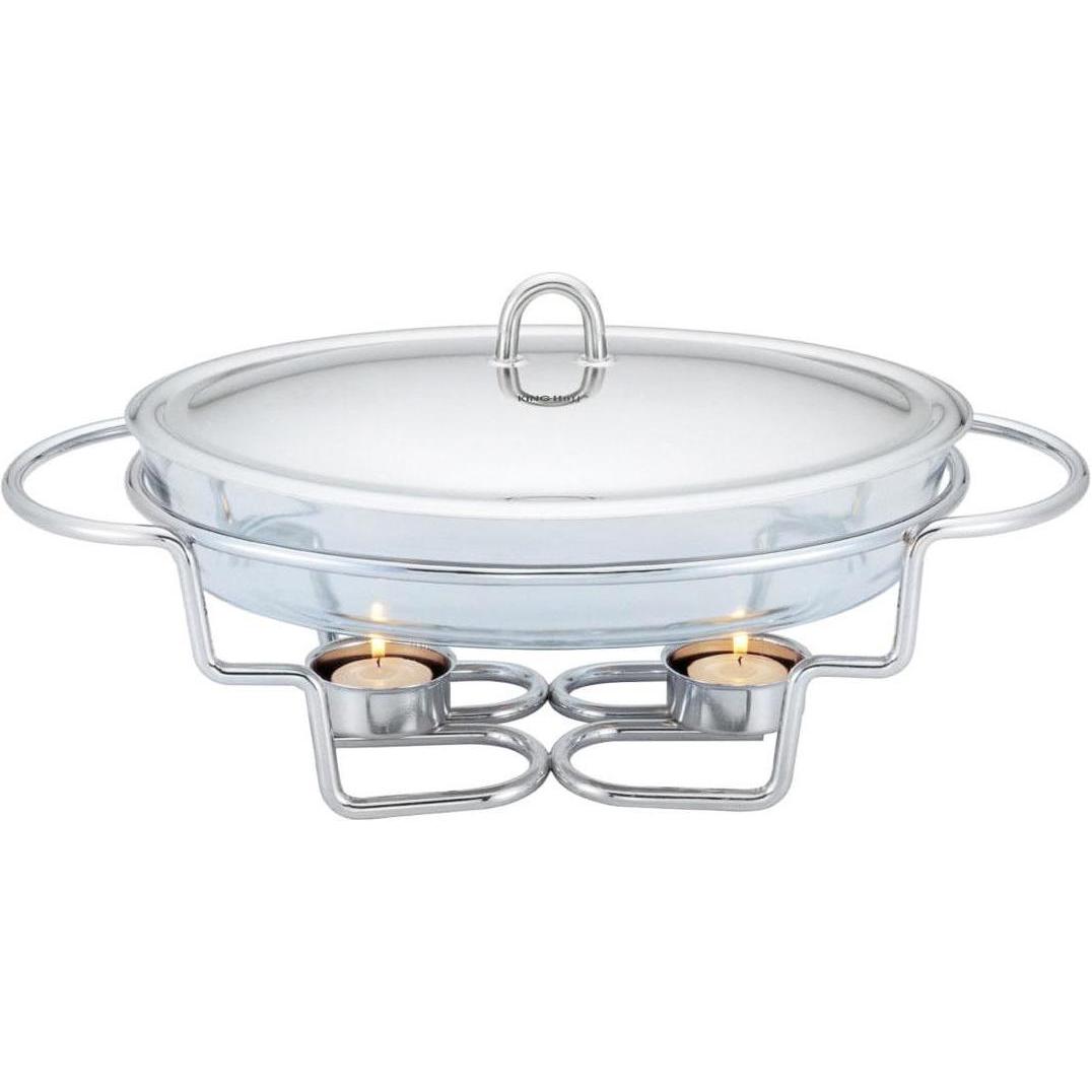 King Maisto ŠIldytuvas 3.2L Kinghoff Kh-1411, Pan + Steelpan, Transparant, Zilver