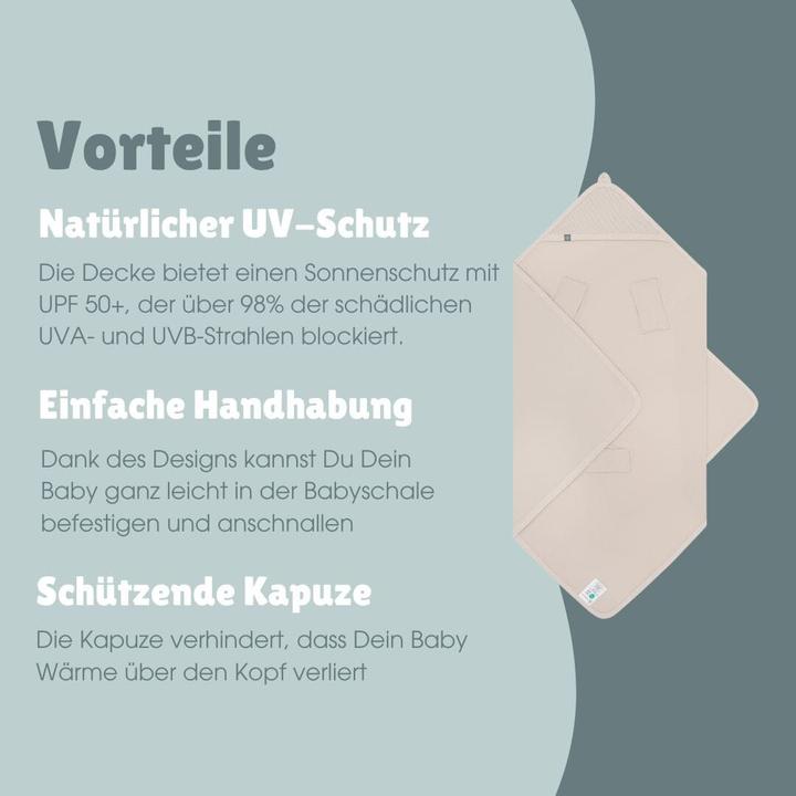 Immagine prodotto Emma & noah UV-Einschlagdecke (80 x 80 cm)