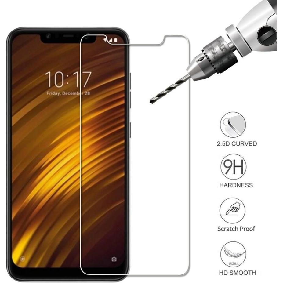 Thumbnail - Screenguard Xiaomi POCOPHONE F1 Panzerglas Schutzfolie Case Friendly Design (1 Stück, Xiaomi Pocophone F1), Smartphone S...