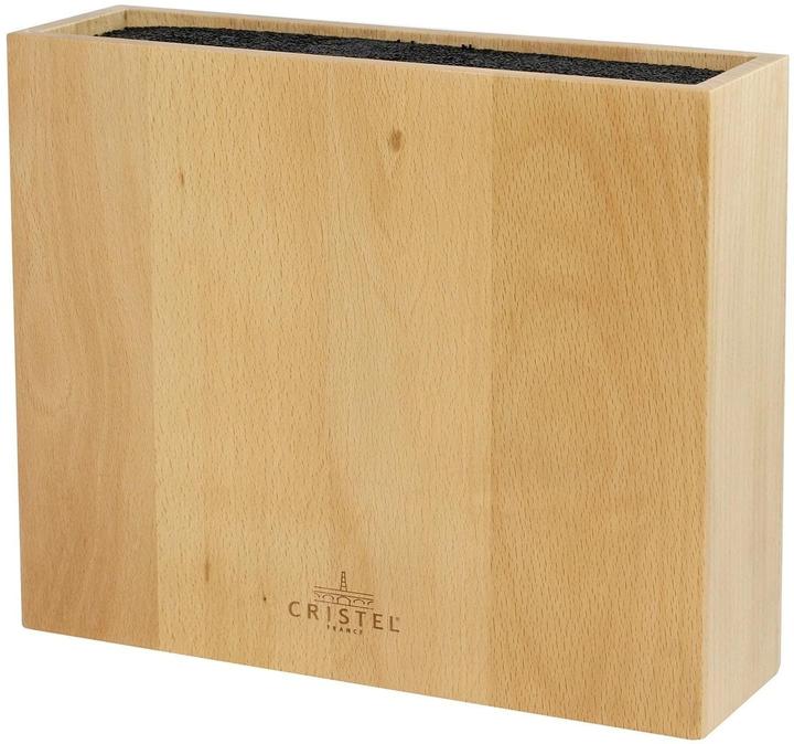 Cristel Messerblock Coutaux 10-teilig, Hellbraun