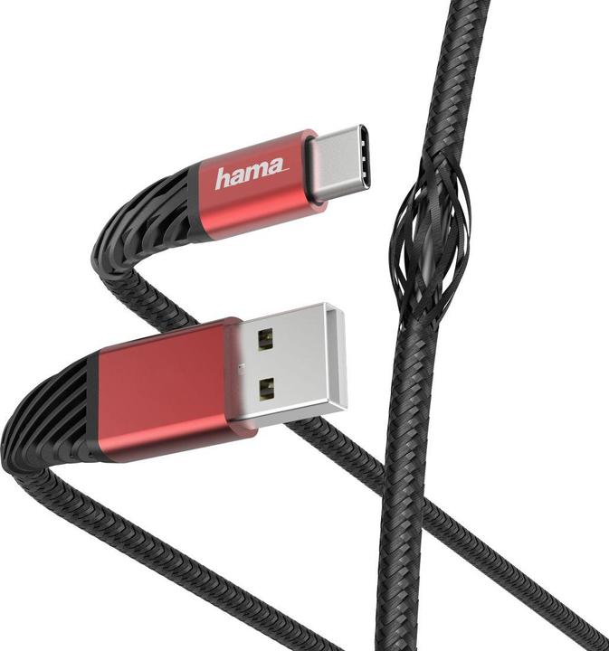 Produktbild Hama USB-A to USB-C USB cable 1.5 m black (001872180000) (Antennenkabel)