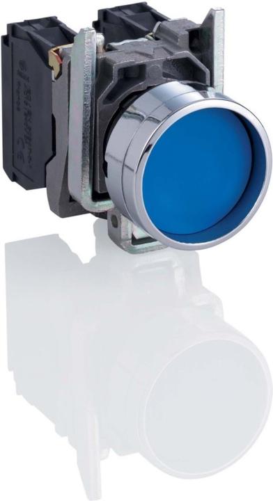 Produktbild Schneider Electric Drucktaster hoher Schutzkragen blau IP66