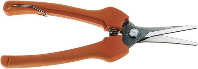 Actual product image Bahco Straight reading scissors, 6 mm cutting capacity with fibreglass handle, 190 mm - 30-piece bulk