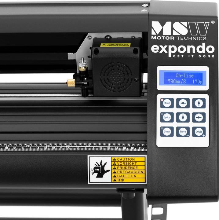 Produktbild MSW Schneideplotter Schnittbreite 63 cm Folienplotter Vinylplotter 0,8 m/s Ständer