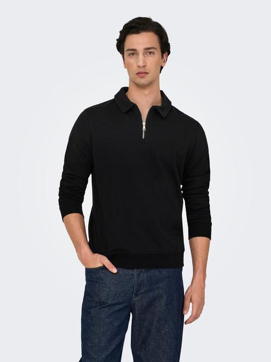 Image du produit Only & Sons Onsdavid Reg Half Zip Sweat (M)