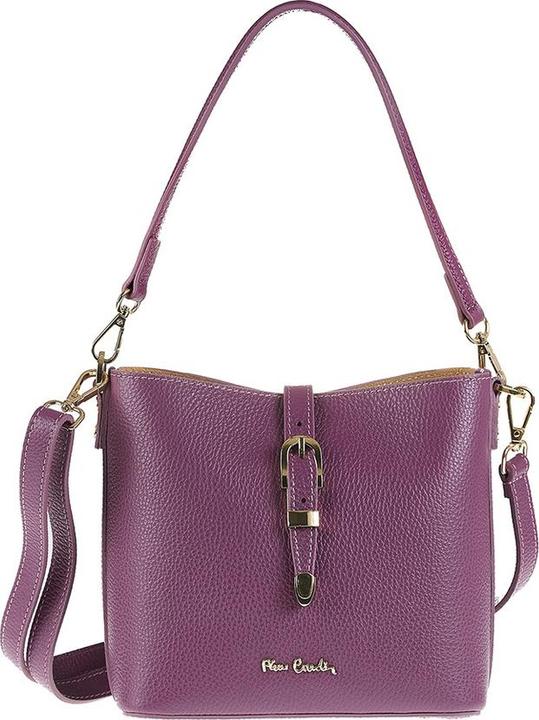 Image du produit Pierre Cardin **Damen Umhängetasche Made In Italy - Modell Valeria Elite - 100% Leder** - 22.0 X 19.5 X 10.5 Cm