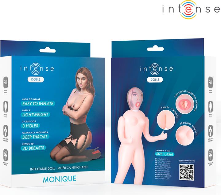 Produktbild Intense Dolls - Monique Aufblasbare Puppe Mit Drei ã–Ffnungen