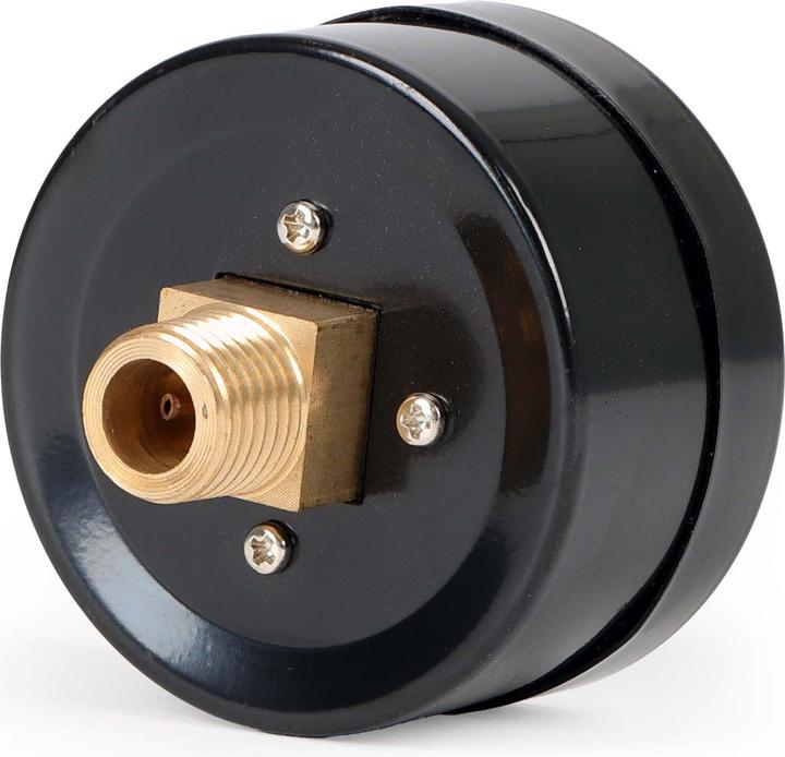 Produktbild Wiltec Druckanzeige Druckbehälter/ Manometer axial DN8 (1/4") 12.9mm 0-12bar 0-180 PSI