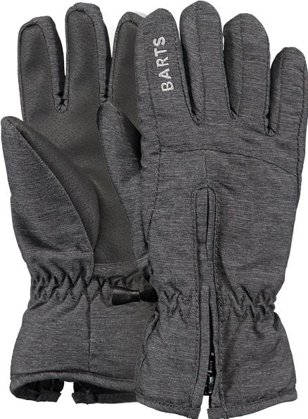 Produktbild Barts Zipper Gloves dark heather size 2 (2)