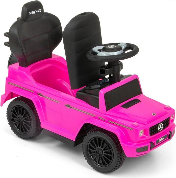Actual product image Mally L2 Vehicle with Mercedes G350D pink handle