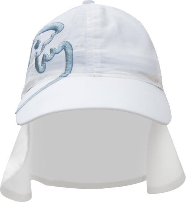 Immagine prodotto IQ-UV Berretto con protezione UV con protezione del collo per bambini, bianco (1 pz) (Crema solare, SPF 50+)
